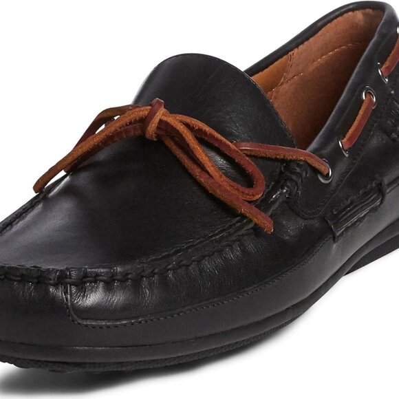Polo Ralph Lauren Roberts Leather Driving Mocs Boat Shoes - Picture 1 of 8